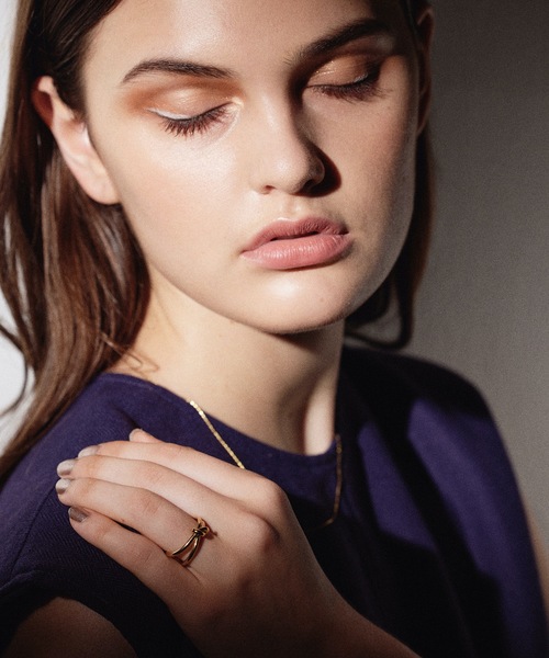 CENE（セネ）の「【CENE】セネ/ ノットスリムリング（リング・レディース・シルバー/ゴールド・#13/#9/#11）」の10枚目の写真