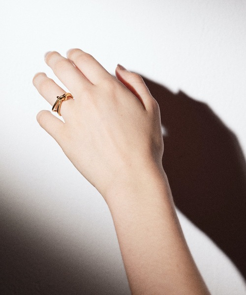 CENE（セネ）の「【CENE】セネ/ ノットスリムリング（リング・レディース・シルバー/ゴールド・#13/#9/#11）」の18枚目の写真