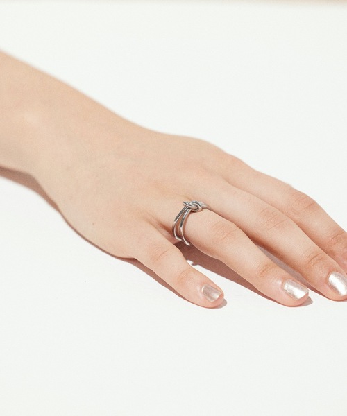 CENE（セネ）の「【CENE】セネ/ ノットスリムリング（リング・レディース・シルバー/ゴールド・#13/#9/#11）」の15枚目の写真