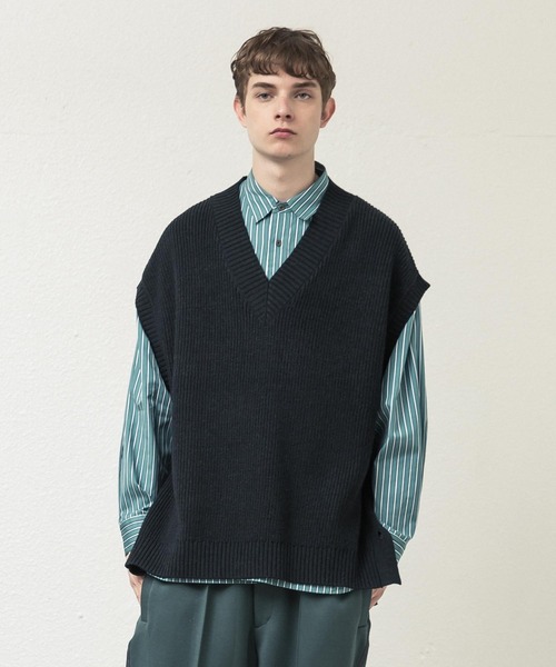 SLICK スリック セットアップ フェイクレザー オーバーサイズ SLICK（スリック）の「オーバーサイズベスト（ベスト）」 - WEAR