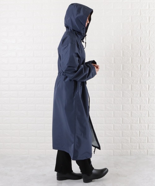 【新品】トレンチコートのようなレインコート レディース 自転車　アエトニクス 新品】トレンチコートのようなレインコート レディース 自転車