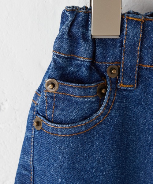 CIAOPANIC TYPY（チャオパニックティピー）の「【KIDS】裾スリットデニムフリンジレギパン（デニムパンツ・キッズ・ネイビー/ブラック・M/L/S/XXL/XL）」の9枚目の写真