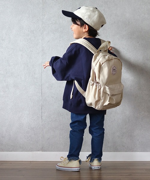 CIAOPANIC TYPY（チャオパニックティピー）の「【KIDS】裾スリットデニムフリンジレギパン（デニムパンツ・キッズ・ネイビー/ブラック・M/L/S/XXL/XL）」の15枚目の写真