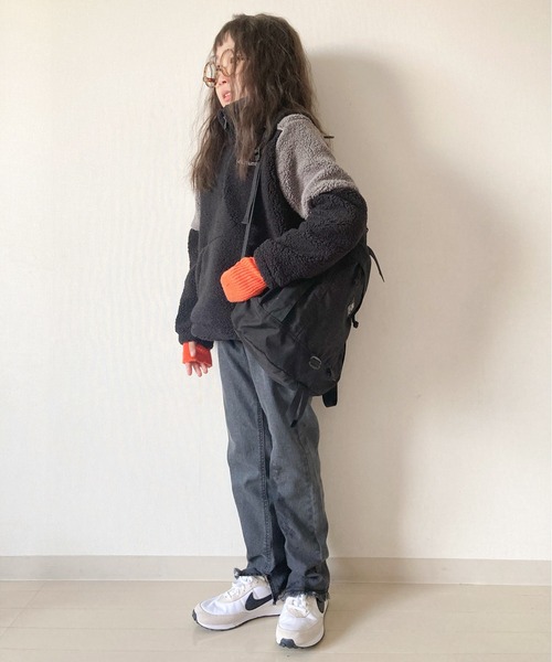 CIAOPANIC TYPY（チャオパニックティピー）の「【KIDS】裾スリットデニムフリンジレギパン（デニムパンツ・キッズ・ネイビー/ブラック・M/L/S/XXL/XL）」の21枚目の写真