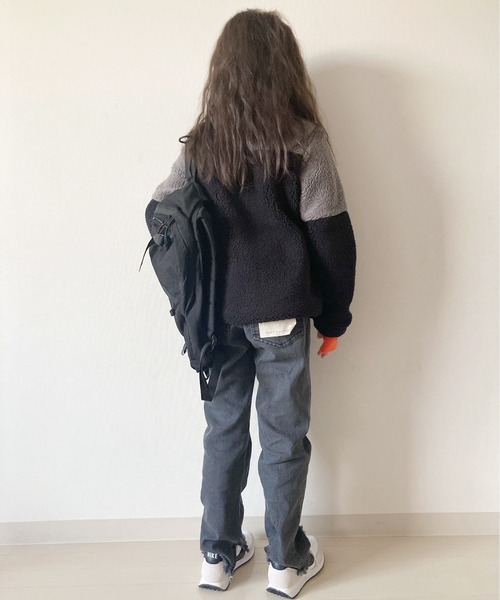 CIAOPANIC TYPY（チャオパニックティピー）の「【KIDS】裾スリットデニムフリンジレギパン（デニムパンツ・キッズ・ネイビー/ブラック・M/L/S/XXL/XL）」の22枚目の写真