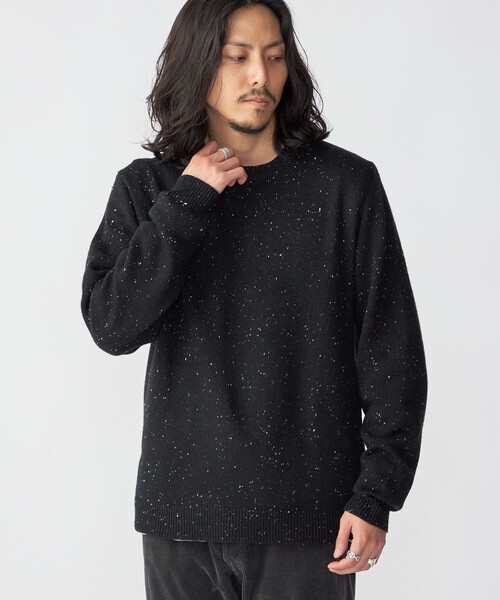 セール】*SHIPS: カラー ネップ クルーネック ニット（ニット/セーター