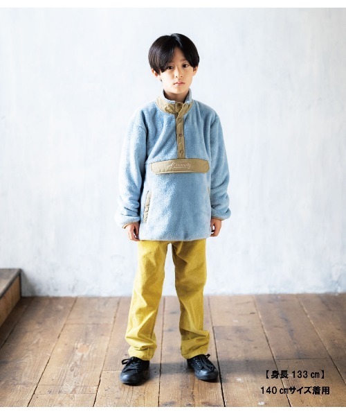 RUGGEDWORKS(ラゲッドワークス)の「《Coleman》 retro fleece anorak(その他アウター・キッズ・サックスブルー/ベージュ・130/140/110/120/150)」の8枚目の写真