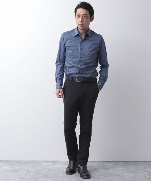 Stutostein Nolley's(シュテットシュタインノーリーズ)の「MODERN FIT PT(ビジネススタイル/ゴルフスタイルに最適PT)(その他パンツ・メンズ・チャコールグレー/ネイビー/ダークネイビー・M/L/S/XL)」の10枚目の写真