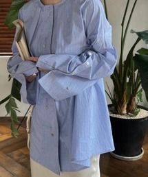 WILLFULLY | button flare sleeve cotton BL(シャツ/ブラウス)