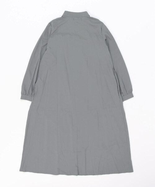 FREE STYLISTS（フリー スタイリスト）の「バンドカラーマキシ丈シャツワンピース（シャツワンピース・レディース・ブラック/グレー/ブラウン/ベージュ/ダークグリーン/ネイビー/ボルドー/ブルー・FREE）」の20枚目の写真