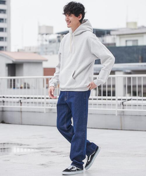 coen（コーエン）の「ヘビーウェイト裏起毛パーカー(セットアップ可能)（パーカー・メンズ・ダークグリーン/グレー・S/M/L/XL）」の15枚目の写真