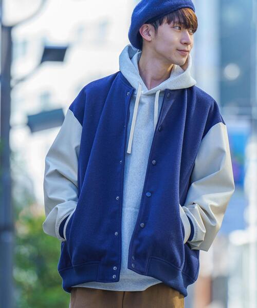 coen（コーエン）の「ヘビーウェイト裏起毛パーカー(セットアップ可能)（パーカー・メンズ・ダークグリーン/グレー・S/M/L/XL）」の17枚目の写真