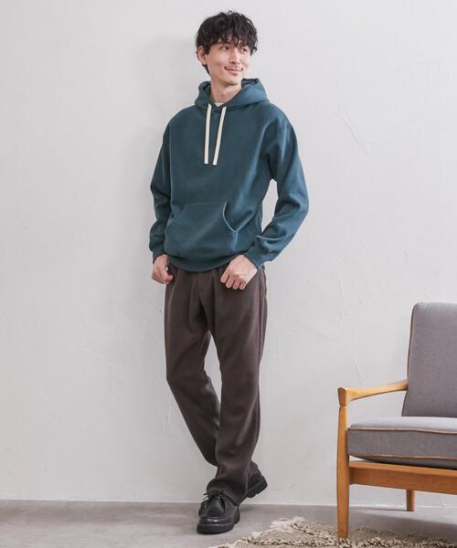 coen（コーエン）の「ヘビーウェイト裏起毛パーカー(セットアップ可能)（パーカー・メンズ・ダークグリーン/グレー・S/M/L/XL）」の19枚目の写真