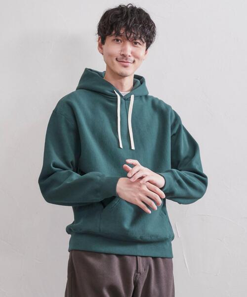 coen（コーエン）の「ヘビーウェイト裏起毛パーカー(セットアップ可能)（パーカー・メンズ・ダークグリーン/グレー・S/M/L/XL）」の20枚目の写真