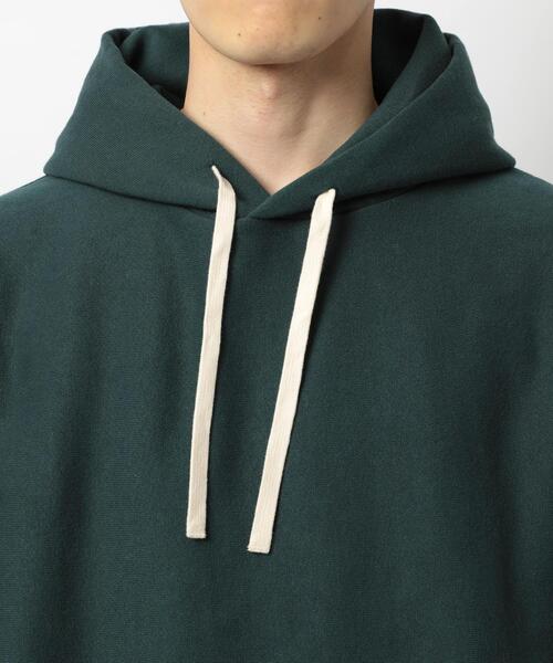 coen（コーエン）の「ヘビーウェイト裏起毛パーカー(セットアップ可能)（パーカー・メンズ・ダークグリーン/グレー・S/M/L/XL）」の6枚目の写真