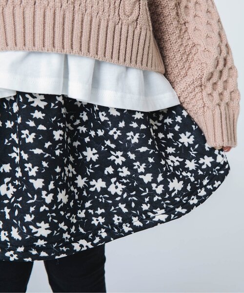 BREEZE（ブリーズ）の「レギンス付きスカート（スカート・キッズ・キャメル/ピンク/ブラック/ベージュ・100/90/130/140/110/80/120）」の12枚目の写真