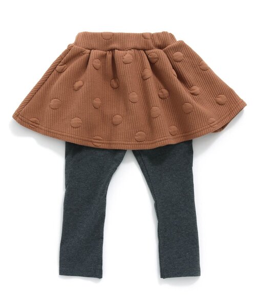 BREEZE（ブリーズ）の「レギンス付きスカート（スカート・キッズ・キャメル/ピンク/ブラック/ベージュ・100/90/130/140/110/80/120）」の15枚目の写真