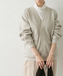 URBAN RESEARCH DOORS | 『XLサイズ/WEB限定』『UR TECH』ワッフルVネックカーディガン(カーディガン/ボレロ)