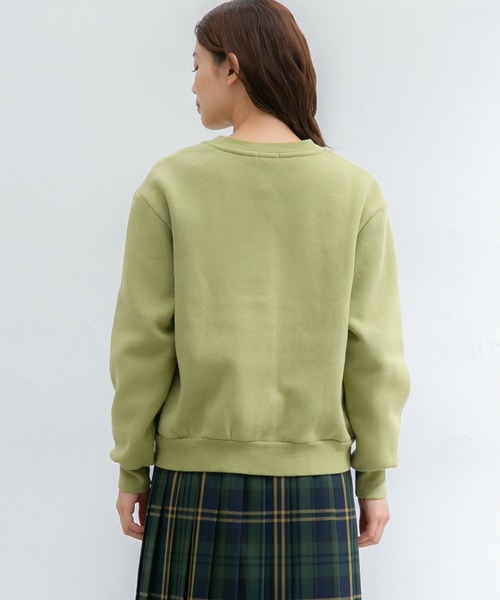 Honeys(ハニーズ)の「ドット釦クルーカーデ(カーディガン/ボレロ・レディース・アイボリー/ブルー/ピンク/ライム/イエロー/ブラック/スミクロ/オートミール/杢グレー・LL/L/M)」の22枚目の写真