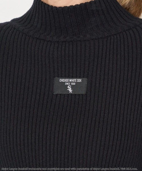 BACK TO THE FIELD（バック トゥー ザ フィールド）の「【MLB】クラッシュハイネックリブニット（ニット/セーター・レディース・ピンク/ブラック/グレー・FREE）」の14枚目の写真