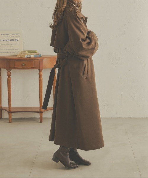 Ambre Neige（アンブルネージュ）の「ステンカラーコート／【WEB/EC