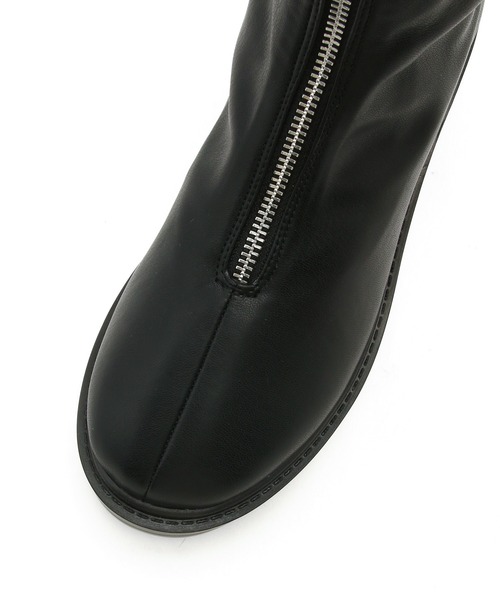 ROPE' PICNIC（ロペピクニック）の「【WEB限定】晴雨兼用/センタージップボリュームソールショートブーツ（ブーツ・レディース・ブラック・L/M/S）」の4枚目の写真