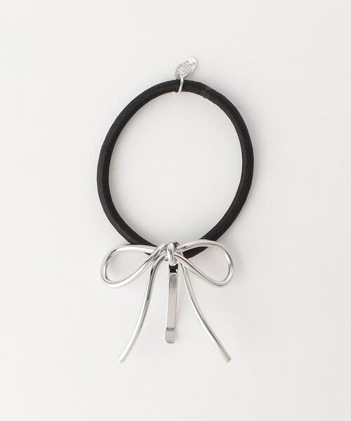 green label relaxing（グリーンレーベルリラクシング）の「メタルワイヤー リボン ヘアカフ（その他ヘアアクセサリー・レディース・ゴールド/シルバー・FREE）」の2枚目の写真