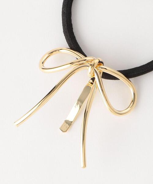 green label relaxing（グリーンレーベルリラクシング）の「メタルワイヤー リボン ヘアカフ（その他ヘアアクセサリー・レディース・ゴールド/シルバー・FREE）」の3枚目の写真