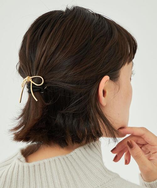 green label relaxing（グリーンレーベルリラクシング）の「メタルワイヤー リボン ヘアカフ（その他ヘアアクセサリー・レディース・ゴールド/シルバー・FREE）」の8枚目の写真