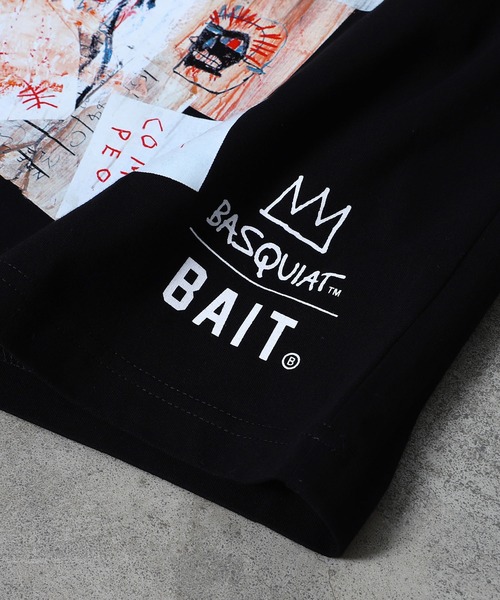 BAIT(ベイト)の「BAIT × BASQUIAT HEAD TEE 226-BSQ-TEE-005(Tシャツ/カットソー・メンズ・ブラック・MEDIUM/X-LARGE/LARGE)」の2枚目の写真