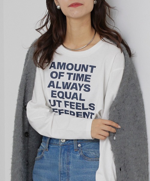 CIAOPANIC TYPY(チャオパニックティピー)の「USAコットンアソートプリントTEE(Tシャツ/カットソー・レディース・ホワイト/グリーン/チャコールグレー・ONE SIZE)」の2枚目の写真