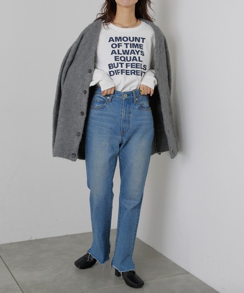 CIAOPANIC TYPY(チャオパニックティピー)の「USAコットンアソートプリントTEE(Tシャツ/カットソー・レディース・ホワイト/グリーン/チャコールグレー・ONE SIZE)」の8枚目の写真