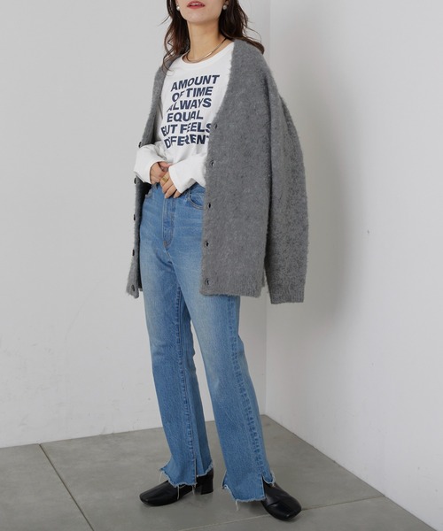 CIAOPANIC TYPY(チャオパニックティピー)の「USAコットンアソートプリントTEE(Tシャツ/カットソー・レディース・ホワイト/グリーン/チャコールグレー・ONE SIZE)」の15枚目の写真