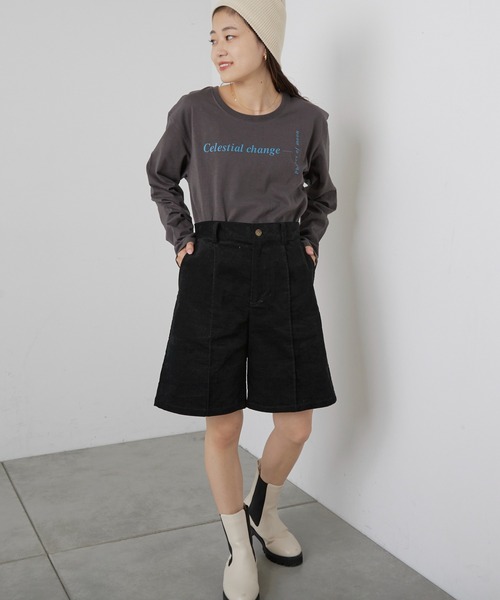 CIAOPANIC TYPY(チャオパニックティピー)の「USAコットンアソートプリントTEE(Tシャツ/カットソー・レディース・ホワイト/グリーン/チャコールグレー・ONE SIZE)」の9枚目の写真