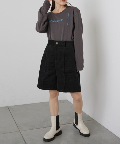 CIAOPANIC TYPY(チャオパニックティピー)の「USAコットンアソートプリントTEE(Tシャツ/カットソー・レディース・ホワイト/グリーン/チャコールグレー・ONE SIZE)」の16枚目の写真