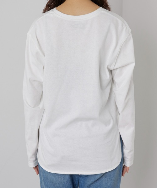 CIAOPANIC TYPY(チャオパニックティピー)の「USAコットンアソートプリントTEE(Tシャツ/カットソー・レディース・ホワイト/グリーン/チャコールグレー・ONE SIZE)」の7枚目の写真