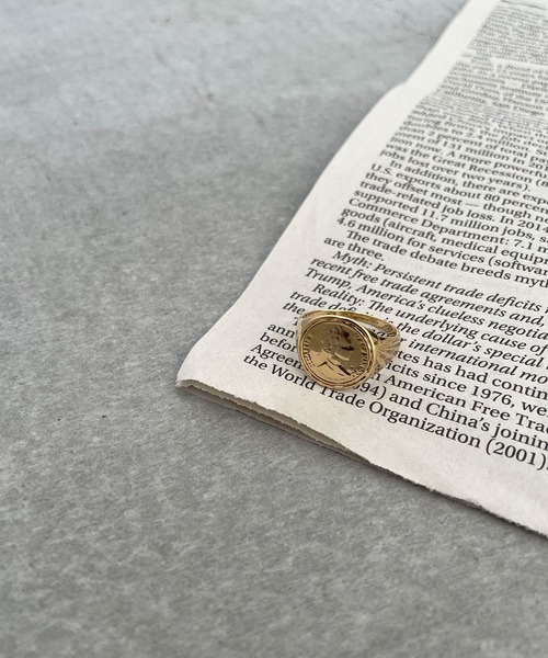 PT（ピーティ）の「Pt(ピーティー) コインリング（リング・レディース・ゴールド・13）」の3枚目の写真