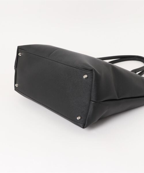 UNION STATION（ユニオンステーション）の「サフィアーノレザートートバッグ（トートバッグ・メンズ・チャコールグレー/ブラック・FREE）」の12枚目の写真