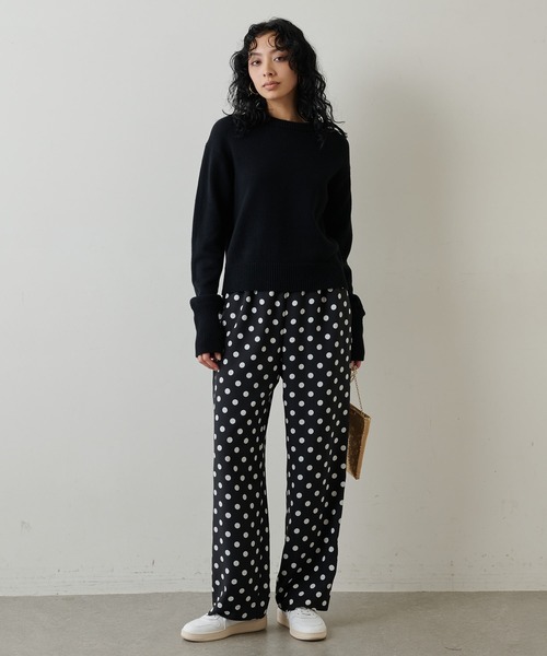 Whim Gazette（ウィムガゼット）の「ドットパンツ（その他パンツ・レディース・ブラック/オフホワイト・FREE）」の12枚目の写真