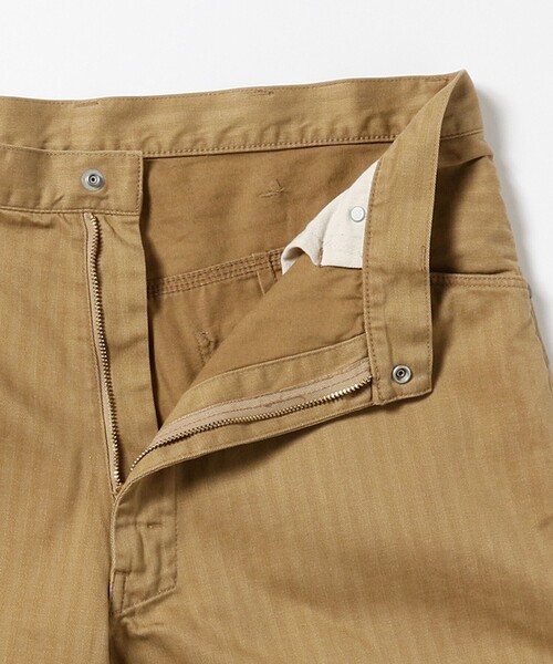 BEAMS PLUS（ビームスプラス）の「BEAMS PLUS / スーピマコットン ヘリンボーン ペインター パンツ（その他パンツ・メンズ・ブルー/カーキ/オリーブ/インディゴブルー・SMALL/MEDIUM/X-LARGE/LARGE）」の16枚目の写真