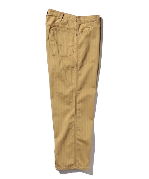 BEAMS PLUS（ビームスプラス）の「BEAMS PLUS / スーピマコットン ヘリンボーン ペインター パンツ（その他パンツ・メンズ・ブルー/カーキ/オリーブ/インディゴブルー・SMALL/MEDIUM/X-LARGE/LARGE）」の17枚目の写真
