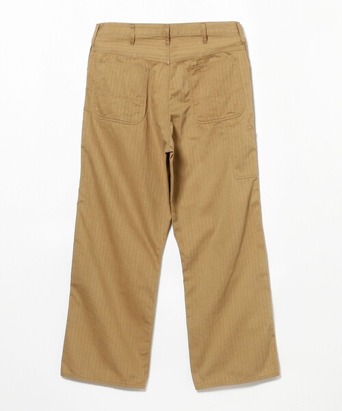 BEAMS PLUS（ビームスプラス）の「BEAMS PLUS / スーピマコットン ヘリンボーン ペインター パンツ（その他パンツ・メンズ・ブルー/カーキ/オリーブ/インディゴブルー・SMALL/MEDIUM/X-LARGE/LARGE）」の18枚目の写真