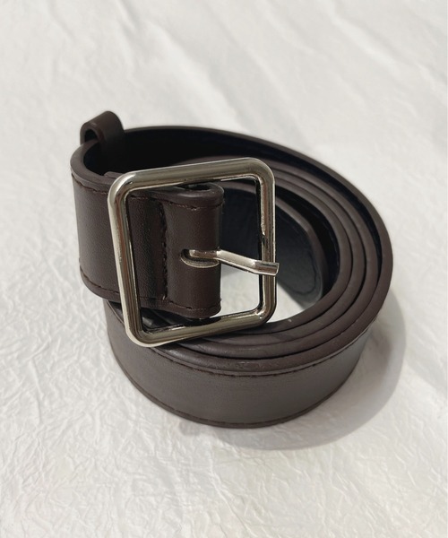 apres jour（アプレジュール）の「【apres jour×ARIAZ】シンプルベルト（ベルト・レディース・モカ/ブラック・FREE）」の4枚目の写真