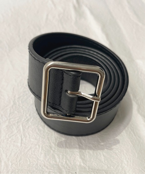 apres jour（アプレジュール）の「【apres jour×ARIAZ】シンプルベルト（ベルト・レディース・モカ/ブラック・FREE）」の3枚目の写真