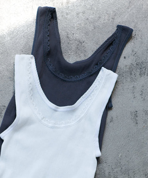 EMILY WEEK（エミリーウィーク）の「オーガニックコットン2パックリブタンクトップ（インナーウェア/肌着・レディース・A・FREE）」の21枚目の写真