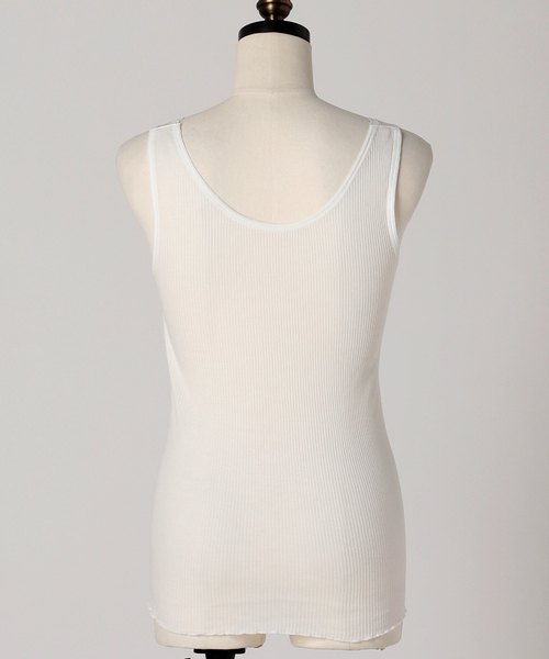 EMILY WEEK（エミリーウィーク）の「オーガニックコットン2パックリブタンクトップ（インナーウェア/肌着・レディース・A・FREE）」の3枚目の写真