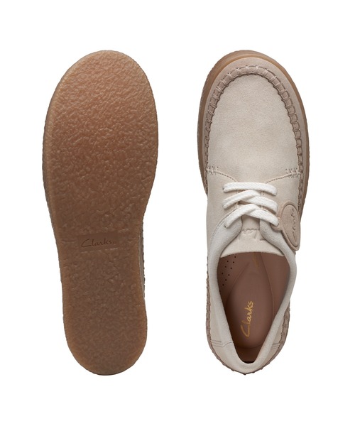 Clarks(クラークス)の「Barleigh Weave / バーリーウィーブ(ホワイトコンビ)(スニーカー・レディース・ホワイト・UK3/UK3.5/UK4/UK4.5/UK5/UK5.5/UK6)」の4枚目の写真