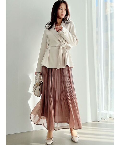 RESEXXY（リゼクシー）の「シアープリーツフレアスカート（スカート・レディース・ピンク/ブルー/その他1・FREE）」の10枚目の写真