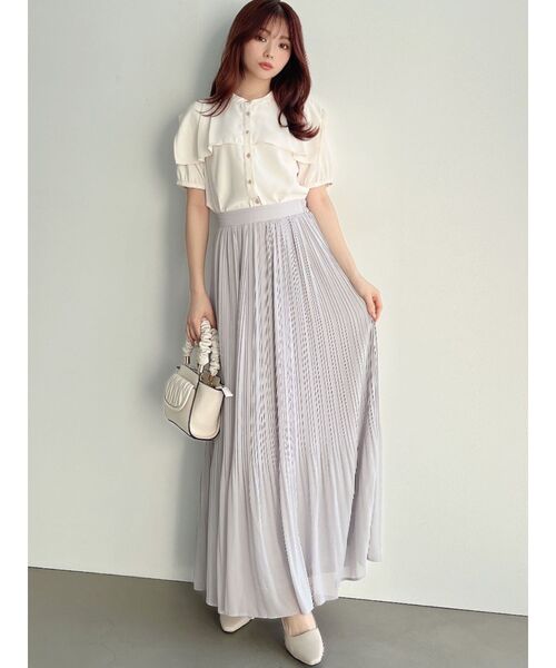 RESEXXY（リゼクシー）の「シアープリーツフレアスカート（スカート・レディース・ピンク/ブルー/その他1・FREE）」の7枚目の写真