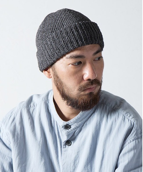 RACAL(ラカル)の「【Racal】Japanese paper Roll knit watch RL-20-1097(ニットキャップ/ビーニー・メンズ・チャコールグレー/ライトグレー/ブラック/ベージュ/ネイビー/ブラウン/オリーブ/オレンジ/ライトベージュ・FREE)」の3枚目の写真